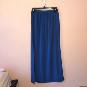 Blue Topshop Skirt with Side Slits